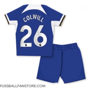 Chelsea Levi Colwill #26 Replik Heimtrikot Kinder 2023-24 Kurzarm (+ Kurze Hosen)